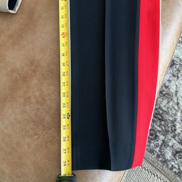 ⭐️⭐️⭐️SOLD ⭐️⭐️⭐️ Burberry Lottie Colorblock Grain de Poudre Wool Trousers - Picture 14 of 17